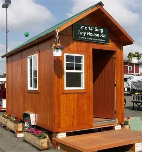 Lowes tiny houses - The 73-year-old is still running a small business, but she wanted to be prepared for living on a reduced income in the future. The smaller the house, the smaller the overhead, so Stacy had Better Built Barns put up a 192-square-foot Lowe’s shed in her goat pasture, then hired contractor friends to turn it into a livable residence.